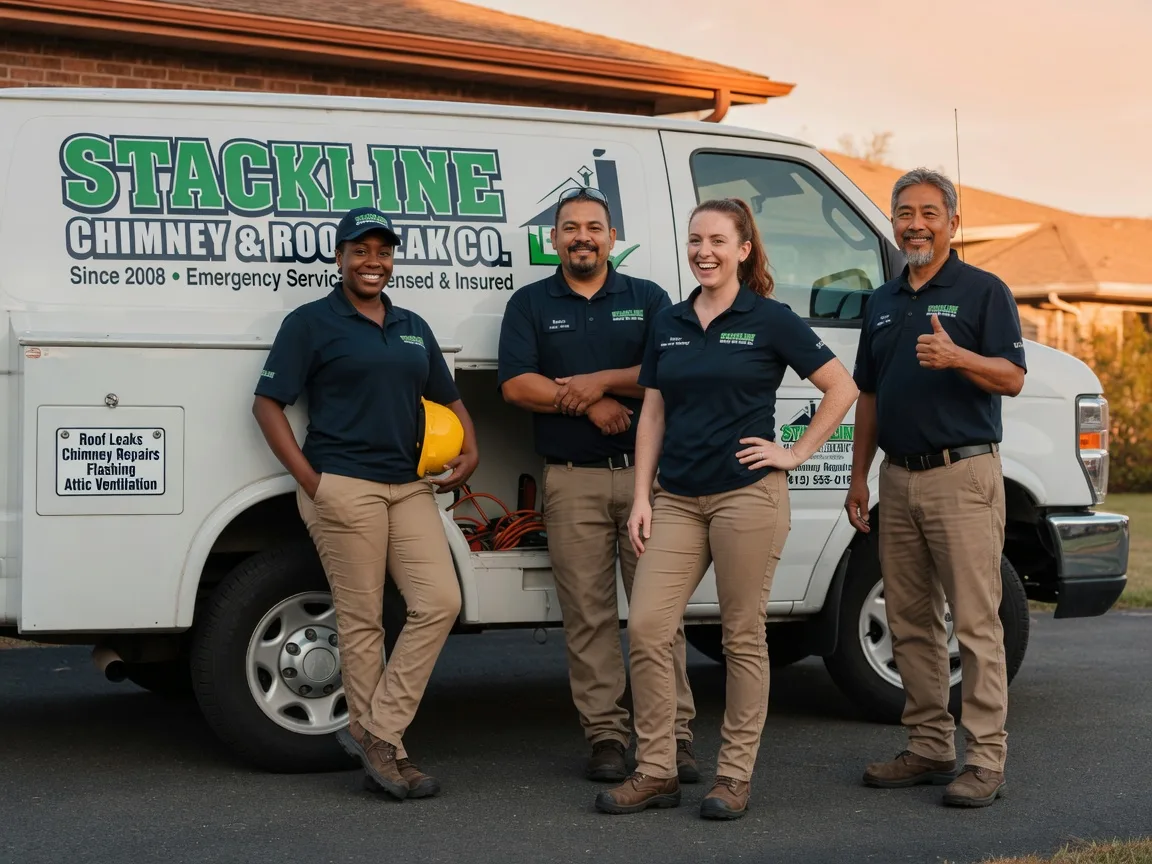 Chimney flashing repair company in Dawson, TX